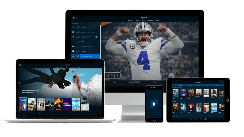 ExYu IPTV streamed simultaneously on monitor, laptop, tablet and smartphone